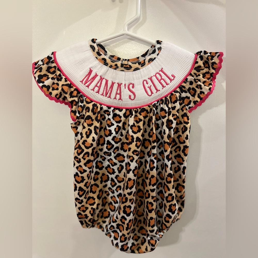 Mama's Girl Leopard Print Bubble